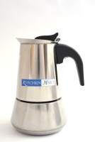 Kitchen Mart Percolator 220ml 2 cups Coffee Maker(Steel)
