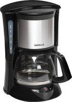 HAVELLS Drip cafe 6 6 cups Coffee Maker(Black & Silver)