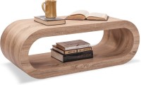 View Durian JUSTIN Engineered Wood Coffee Table(Finish Color - Canadian Oak) Price Online(Durian)