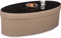 View Durian COOPER/CT/B Glass Coffee Table(Finish Color - Beige) Price Online(Durian)