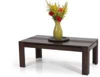 View Urban Ladder Striado Solid Wood Coffee Table(Finish Color - Mahogany) Furniture