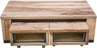 View InLiving Solid Wood Coffee Table(Finish Color - Natural Stain (Touching & Machining Only)) Furniture (InLiving)