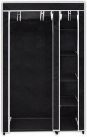 View Novatic Carbon Steel Collapsible Wardrobe(Finish Color - Black) Furniture