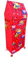 View Childcraft 5 Shelves PVC Collapsible Wardrobe(Finish Color - Peppy Red) Price Online(Childcraft)