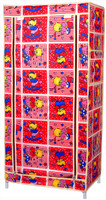 CbeeSo Stainless Steel Collapsible Wardrobe(Finish Color - Dark Pink) RS.1890.00