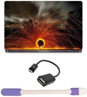 Skin Yard Alex Coppel Creative Photography Laptop Skin with USB LED Light & OTG Cable - 15.6 Inch Combo Set   Laptop Accessories  (Skin Yard)