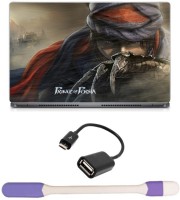 Skin Yard Prince Of Persia POP Laptop Skin -14.1 Inch with USB LED Light & OTG Cable (Assorted) Combo Set   Laptop Accessories  (Skin Yard)