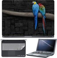 Skin Yard Blue & Yellow Scarlet Macaw Laptop Skin with Screen Protector & Keyboard Skin -15.6 Inch Combo Set   Laptop Accessories  (Skin Yard)