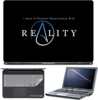 Skin Yard Relationship With Reality Laptop Skin with Screen Protector & Keyboard Skin -15.6 Inch Combo Set   Laptop Accessories  (Skin Yard)