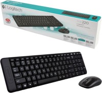 View Logitech MK220 New Wireless Combo Set Laptop Accessories Price Online(Logitech)