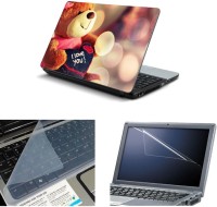 View NAMO ART 3in1 Laptop Skins with Screen Guard and Key Protector TPR1020 Combo Set Laptop Accessories Price Online(Namo Art)