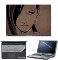 Skin Yard Sparkle Silhouette Blue Eyes Laptop Skin with Screen Protector & Keyboard Skin -15.6 Inch Combo Set   Laptop Accessories  (Skin Yard)
