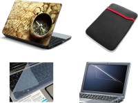 View NAMO ART 4in1 Laptop Skins with Laptop Sleeve, Screen Guard and Key Protector CDH1012 Combo Set Laptop Accessories Price Online(Namo Art)