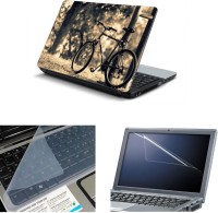 NAMO ART 3in1 Laptop Skins with Screen Guard and Key Protector TPR1043 Combo Set   Laptop Accessories  (Namo Art)