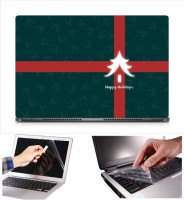 Skin Yard Christmas Present Holiday Laptop Skin Decal with Keyguard & Screen Protector -15.6 Inch Combo Set   Laptop Accessories  (Skin Yard)