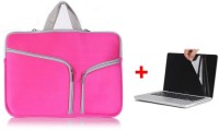 LUKE Zipper Briefcase Soft Neoprene Handbag Sleeve Bag Cover Case for MACBOOK PRO 13.3 inch Retina With Free LCD Clear Screen Protector Film Combo Set   Laptop Accessories  (LUKE)