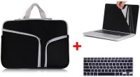 View LUKE Zipper Briefcase Soft Neoprene Handbag Sleeve Bag Cover Case for MACBOOK AIR 13.3 inch With Free LCD Clear Screen Protector Film Guard + Keyboard Protector Combo Set Laptop Accessories Price Online(LUKE)