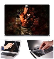 Skin Yard John Cena Laptop Skin Decal with Keyguard & Screen Protector -15.6 Inch Combo Set   Laptop Accessories  (Skin Yard)