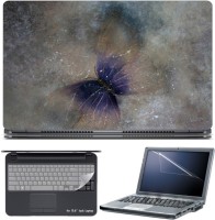 Skin Yard Butterfly Transparent Wings Laptop Skin with Screen Protector & Keyboard Skin -15.6 Inch Combo Set   Laptop Accessories  (Skin Yard)
