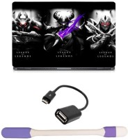 Skin Yard League of Legends Game Laptop Skin -14.1 Inch with USB LED Light & OTG Cable (Assorted) Combo Set   Laptop Accessories  (Skin Yard)