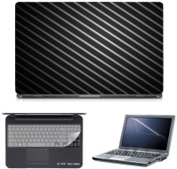 Skin Yard Diagonal Stripes Laptop Skin with Screen Protector & Keyboard Skin -15.6 Inch Combo Set   Laptop Accessories  (Skin Yard)
