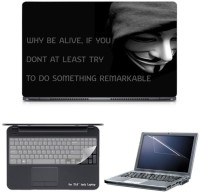 Skin Yard Why We Alive Sparkle Laptop Skin with Screen Protector & Keyguard -15.6 Inch Combo Set   Laptop Accessories  (Skin Yard)