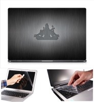 Skin Yard Lord Shiva Meditation Laptop Skin Decal with Keyguard & Screen Protector -15.6 Inch Combo Set   Laptop Accessories  (Skin Yard)