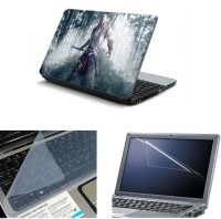 NAMO ART 3in1 Laptop Skins with Screen Guard and Key Protector TPR1036 Combo Set   Laptop Accessories  (Namo Art)