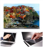 Skin Yard City of Italy Laptop Skin Decal with Keyguard & Screen Protector -15.6 Inch Combo Set   Laptop Accessories  (Skin Yard)