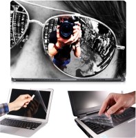 Skin Yard 3in1 Combo- Aviator Photography Laptop Skin with Screen Protector & Keyguard -15.6 Inch Combo Set   Laptop Accessories  (Skin Yard)