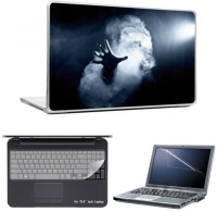 Skin Yard Ghost Black Hand in White Light Laptop Skins with Laptop Screen Guard & Laptop Keyguard -15.6 Inch Combo Set   Laptop Accessories  (Skin Yard)