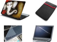 View NAMO ART 4in1 Laptop Skins with Laptop Sleeve, Screen Guard and Key Protector CDH1031 Combo Set Laptop Accessories Price Online(Namo Art)