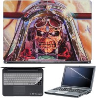 Skin Yard Aces High Iron Maiden Artistic Laptop Skin with Screen Protector & Keyboard Skin -15.6 Inch Combo Set   Laptop Accessories  (Skin Yard)