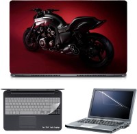 Skin Yard 3in1 Combo- Sports Bike Laptop Skin with Screen Protector & Keyguard -15.6 Inch Combo Set   Laptop Accessories  (Skin Yard)