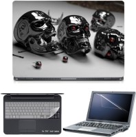 Skin Yard Robot Skulls Laptop Skin with Screen Protector & Keyboard Skin -15.6 Inch Combo Set   Laptop Accessories  (Skin Yard)