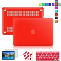 LUKE For Macbook Pro 13.3 Inch with Retina Hard Shell Plastic Case+Matching Keyboard Skin+LCD HD Screen Protector +12pcs Dust plug + Touchpad Protector + Sleeve Pouch A1502/A1425 Combo Set   Laptop Accessories  (LUKE)