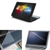 NAMO ART 3in1 Laptop Skins with Screen Guard and Key Protector TPR1031 Combo Set   Laptop Accessories  (Namo Art)