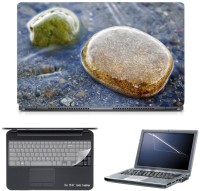 Skin Yard Water Stone Pebble Stream Laptop Skin with Screen Protector & Keyboard Skin -15.6 Inch Combo Set   Laptop Accessories  (Skin Yard)