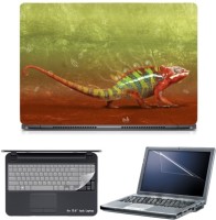 Skin Yard Colorful Creature Girgit Laptop Skin with Screen Protector & Keyboard Skin -15.6 Inch Combo Set   Laptop Accessories  (Skin Yard)