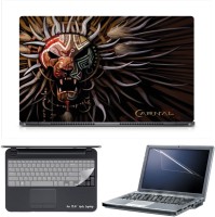 Skin Yard Carnal Laptop Skin Decal with Keyguard & Screen Protector -15.6 Inch Combo Set   Laptop Accessories  (Skin Yard)