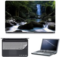 Skin Yard Green Waterfall Laptop Skin with Screen Protector & Keyboard Skin -15.6 Inch Combo Set   Laptop Accessories  (Skin Yard)
