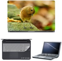 Skin Yard Lovely Little Bird Sparkle Laptop Skin with Screen Protector & Keyguard -15.6 Inch Combo Set   Laptop Accessories  (Skin Yard)