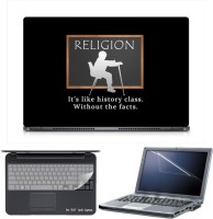 Skin Yard Sparkle Atheist Religion Laptop Skin with Screen Protector & Keyboard Skin -15.6 Inch Combo Set   Laptop Accessories  (Skin Yard)