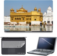 Skin Yard 3in1 Combo- Golden Tample Laptop Skin with Screen Protector & Keyguard -15.6 Inch Combo Set   Laptop Accessories  (Skin Yard)