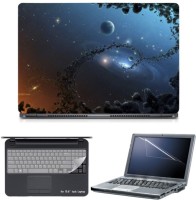 Skin Yard 3D Outer Space Laptop Skin with Screen Protector & Keyboard Skin -15.6 Inch Combo Set   Laptop Accessories  (Skin Yard)