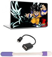 Skin Yard Dragon Wall Laptop Skin with USB LED Light & OTG Cable - 15.6 Inch Combo Set   Laptop Accessories  (Skin Yard)