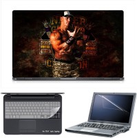 Skin Yard John Cena Laptop Skin Decal with Keyguard & Screen Protector -15.6 Inch Combo Set   Laptop Accessories  (Skin Yard)