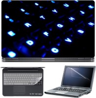 Skin Yard Dark Blue Close Keyboard Laptop Skin with Screen Protector & Keyboard Skin -15.6 Inch Combo Set   Laptop Accessories  (Skin Yard)