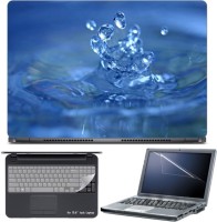 Skin Yard Big Water Splash Laptop Skin with Screen Protector & Keyboard Skin -15.6 Inch Combo Set   Laptop Accessories  (Skin Yard)