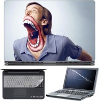 Skin Yard Big Mouth Hallowen Face Laptop Skin with Screen Protector & Keyboard Skin -15.6 Inch Combo Set   Laptop Accessories  (Skin Yard)